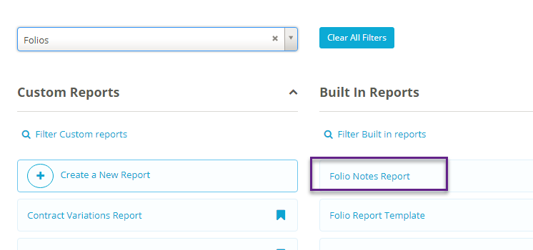How do I create a Folio Notes Report? – Folio Help Centre