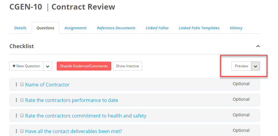 How do I preview a checklist without assigning it to a user? – Folio ...